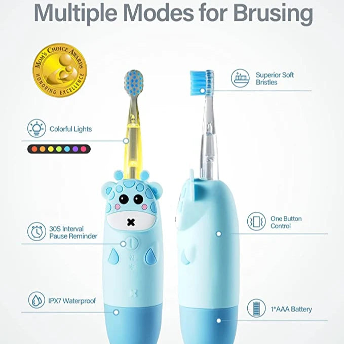 Kids Giraffe Sonic Toothbrush (Ages 2 to 12)