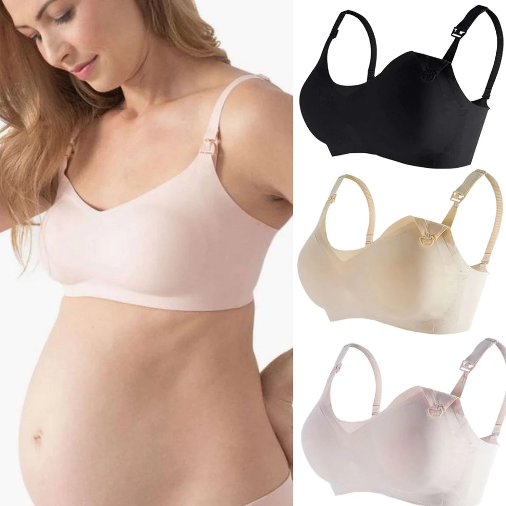 Satin-Touch Classic Seamless Nursing Bras